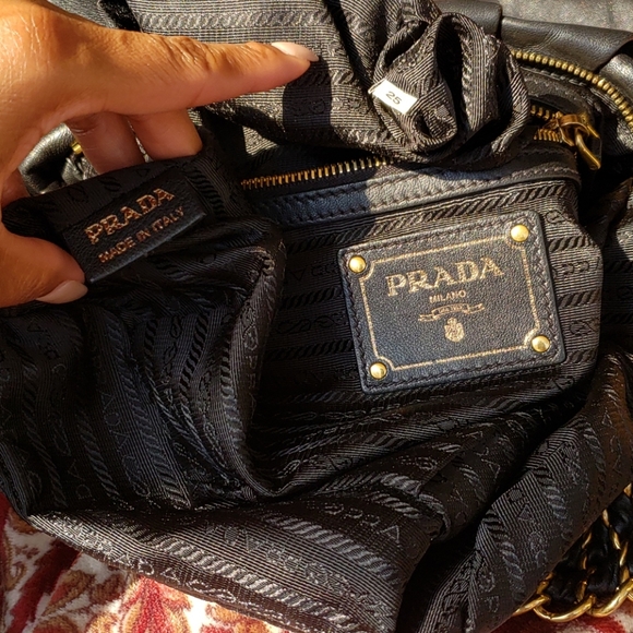 SOLD Prada Shoulder Bag 12.5"x8" with 10" drop - Picture 7 of 8